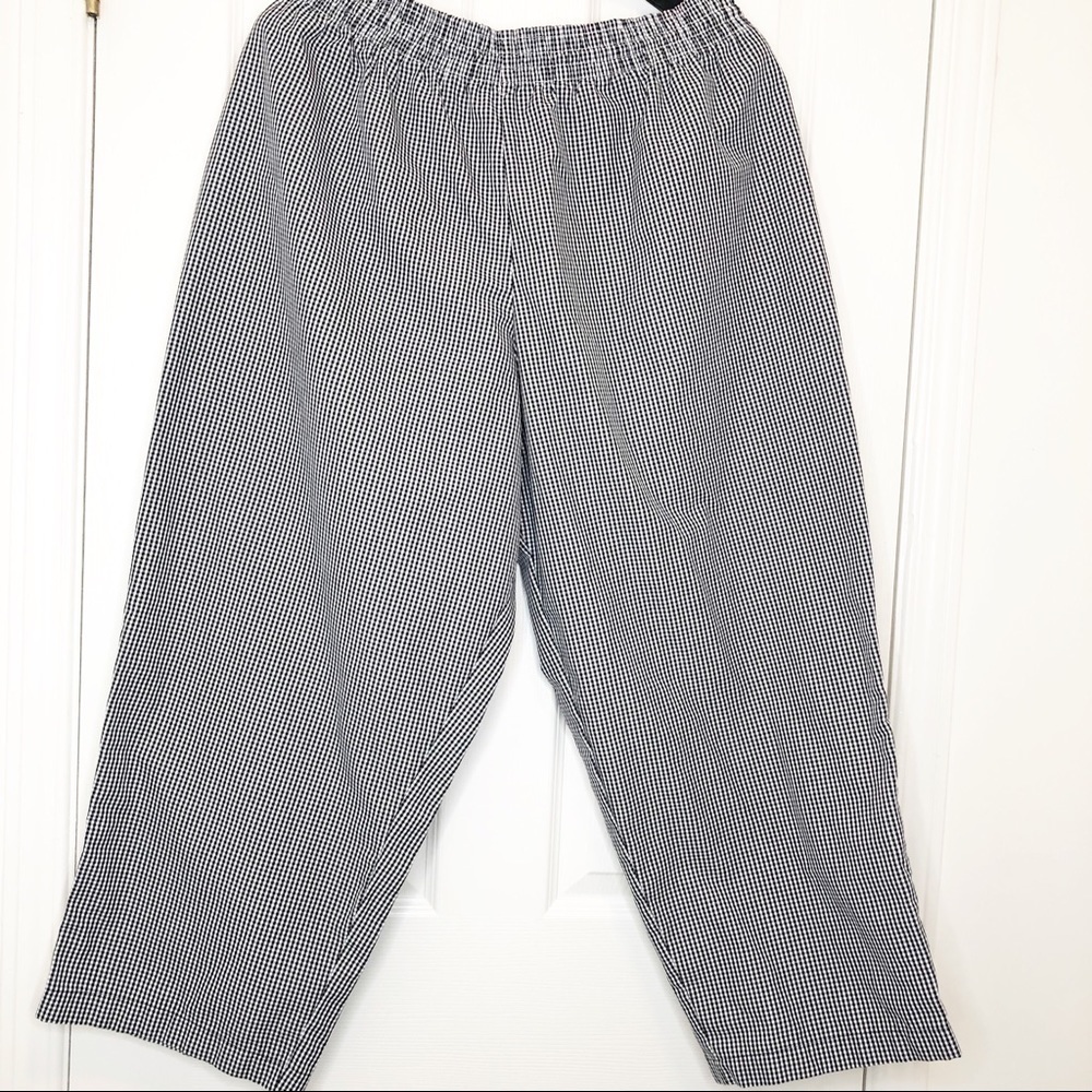 đ
şPREMIUM Uniforms Unisex Relaxed Chefâs Black and White Checkered Pant XL - Picture 2 of 8